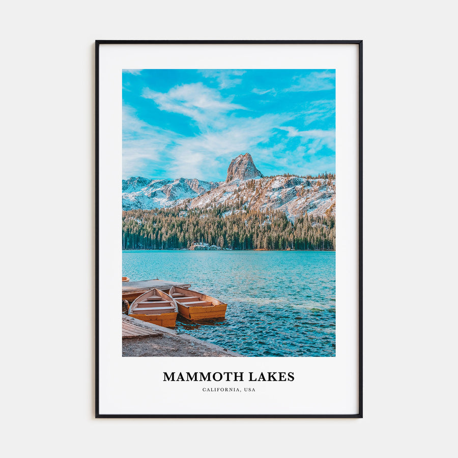 Mammoth Lakes Portrait Color Poster