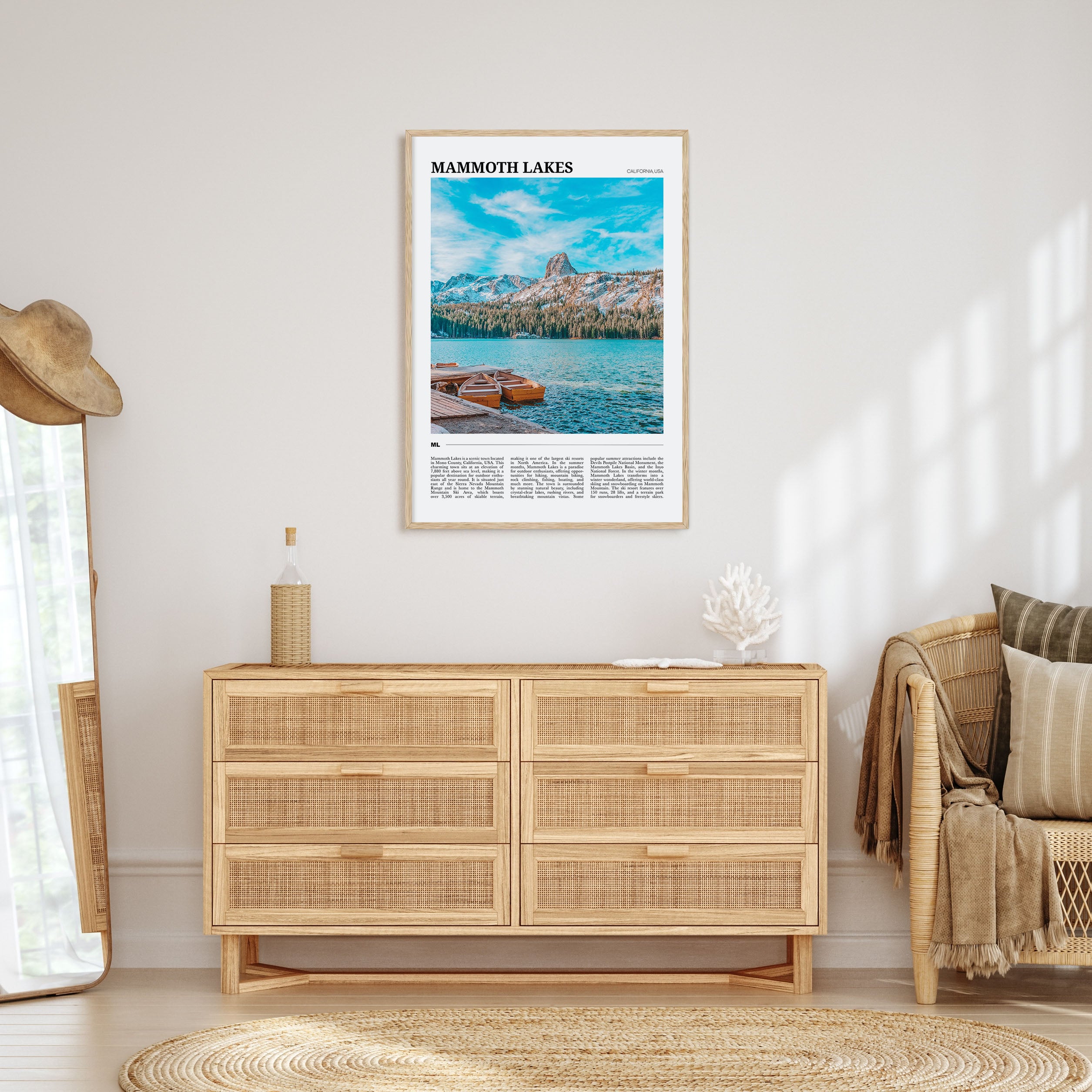 Mammoth Lakes Travel Color Poster