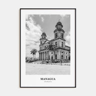 Managua Portrait B&W Poster