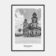 Managua Portrait B&W Poster