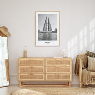 Manama Portrait B&W Poster