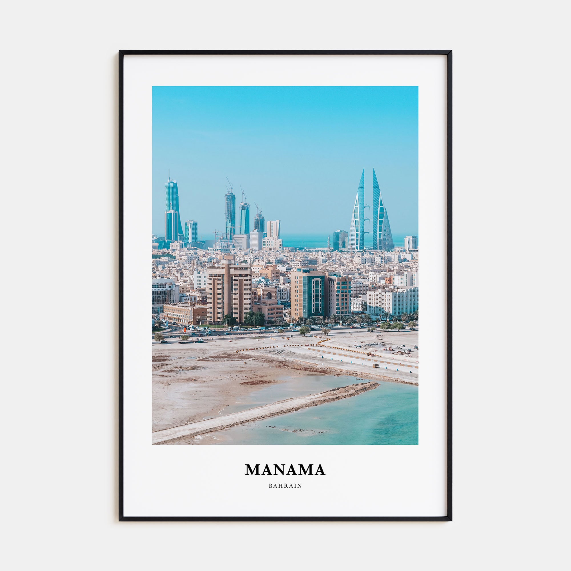 Manama Portrait Color Poster