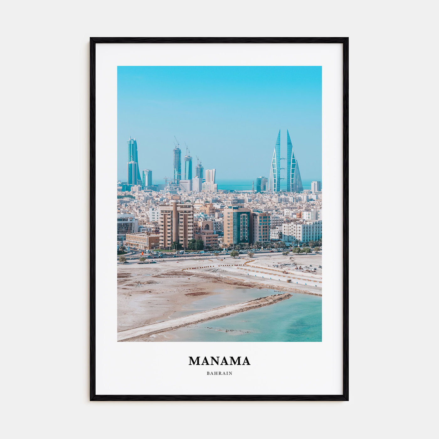 Manama Portrait Color Poster