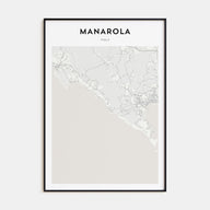 Manarola Map Portrait Poster