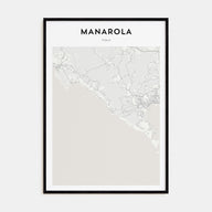 Manarola Map Portrait Poster