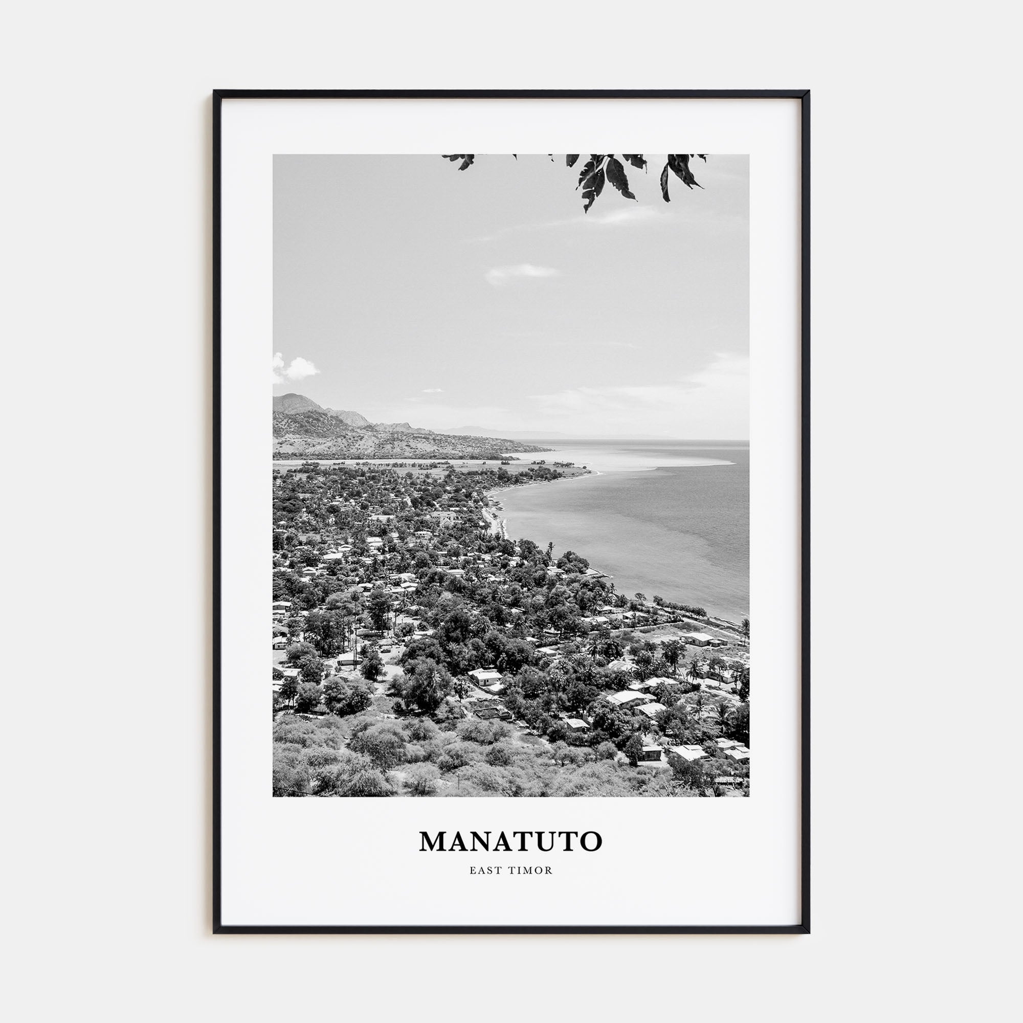 Manatuto Portrait B&W Poster