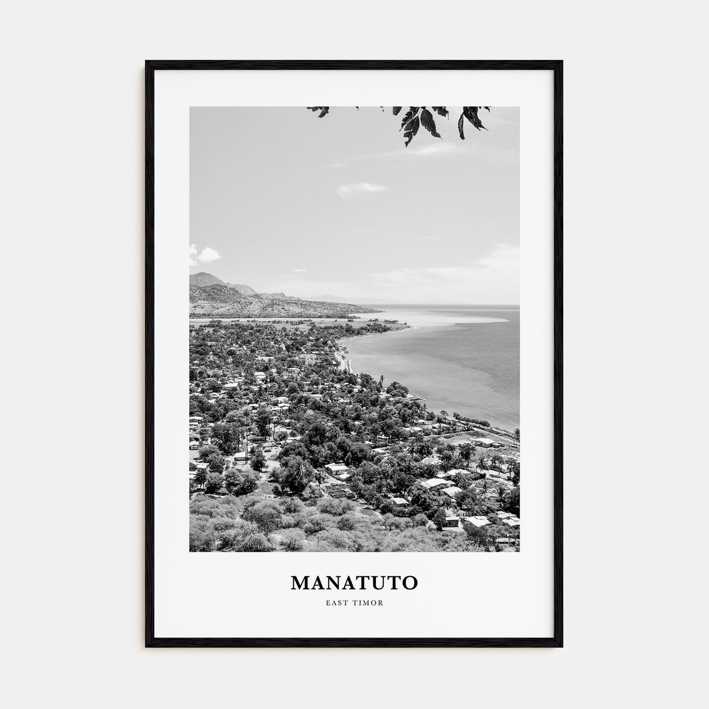 Manatuto Portrait B&W Poster
