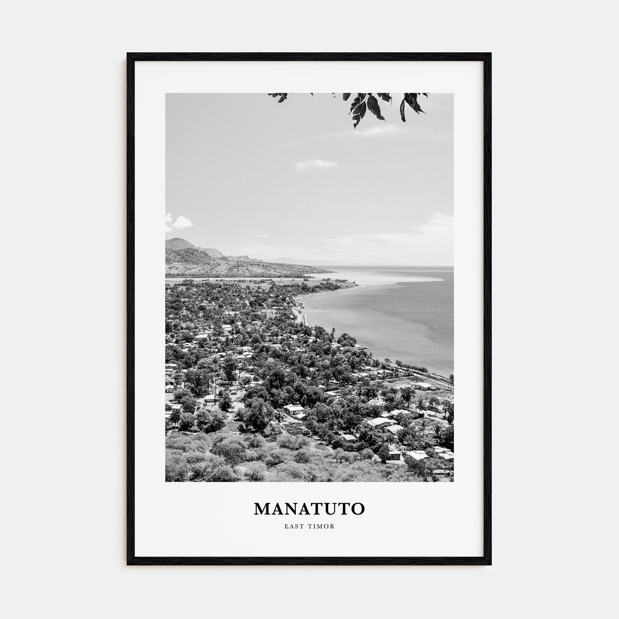 Manatuto Portrait B&W Poster