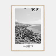Manatuto Portrait B&W Poster
