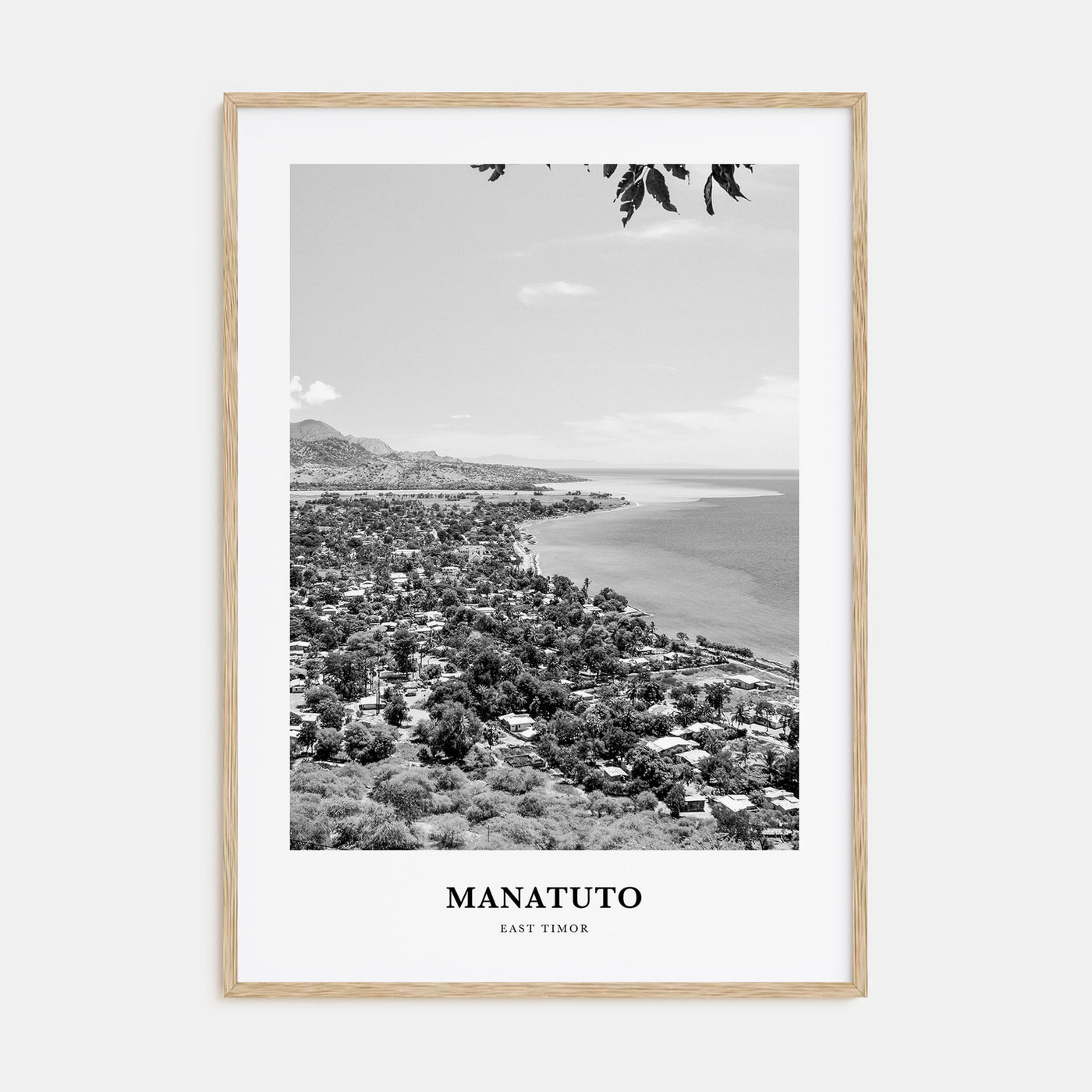 Manatuto Portrait B&W Poster