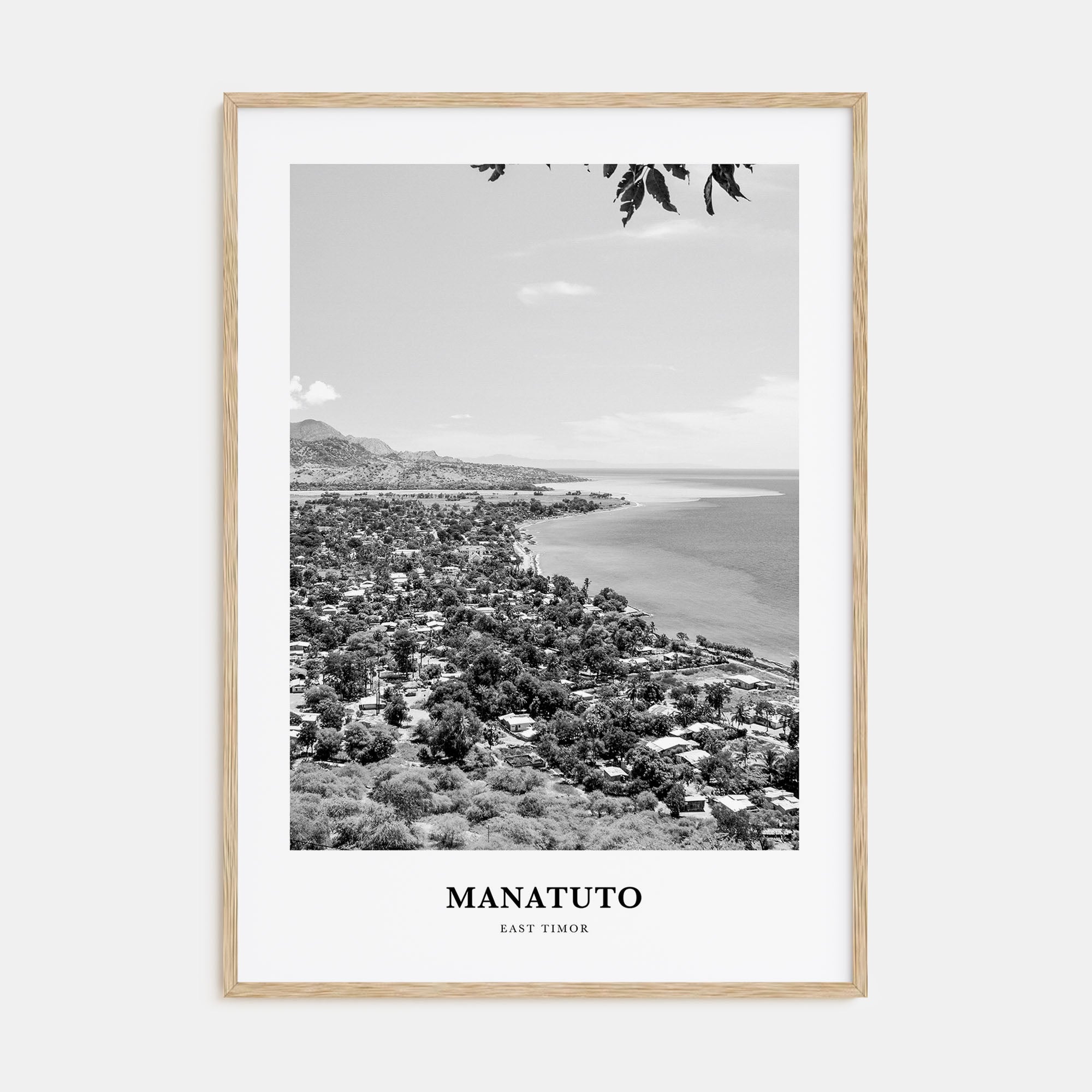 Manatuto Portrait B&W Poster