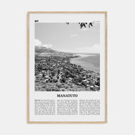 Manatuto Travel B&W Poster