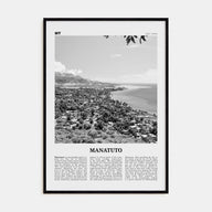 Manatuto Travel B&W Poster