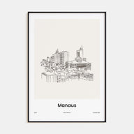 Manaus Drawn Poster