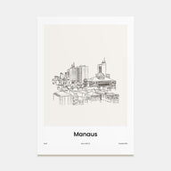 Manaus Drawn Poster