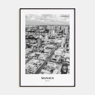 Manaus Portrait B&W Poster