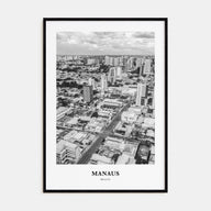 Manaus Portrait B&W Poster