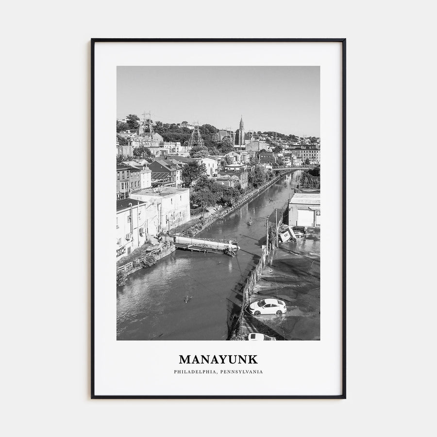 Manayunk Portrait B&W Poster