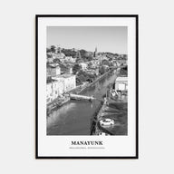 Manayunk Portrait B&W Poster