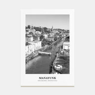 Manayunk Portrait B&W Poster