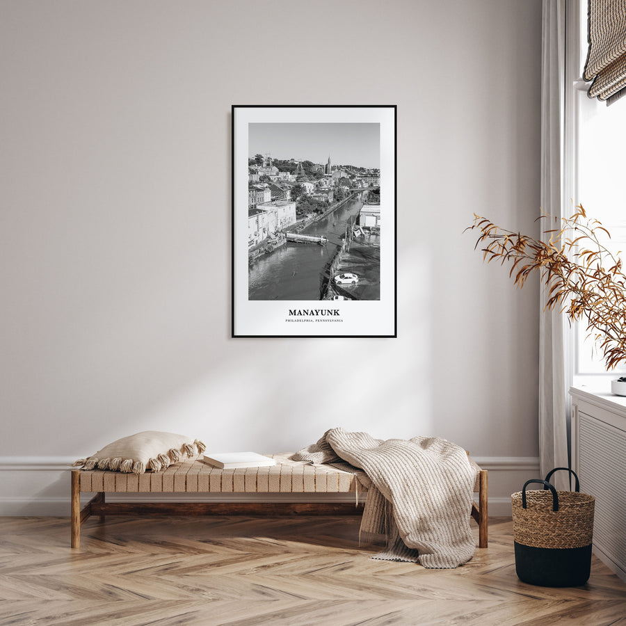 Manayunk Portrait B&W Poster