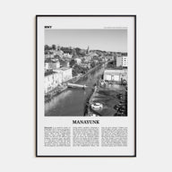 Manayunk Travel B&W Poster