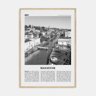Manayunk Travel B&W Poster