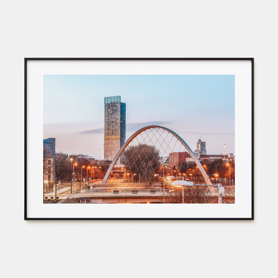 Manchester, England Landscape Color Poster