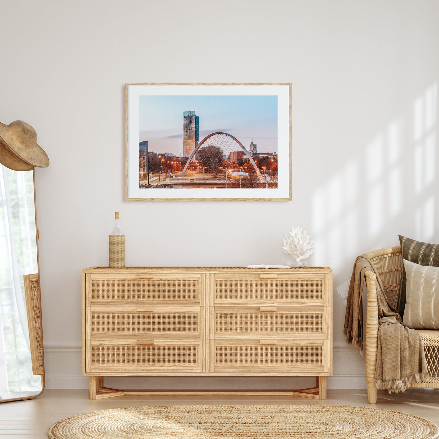 Manchester, England Landscape Color Poster
