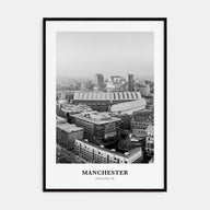 Manchester, England Portrait B&W No 2 Poster