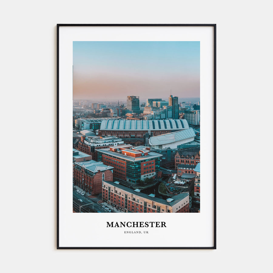 Manchester, England Portrait Color Poster