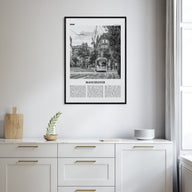 Manchester, England Travel B&W No 1 Poster