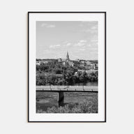 Manchester, New Hampshire Photo B&W Poster