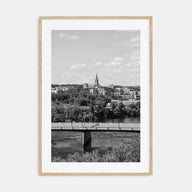 Manchester, New Hampshire Photo B&W Poster