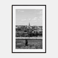 Manchester, New Hampshire Photo B&W Poster