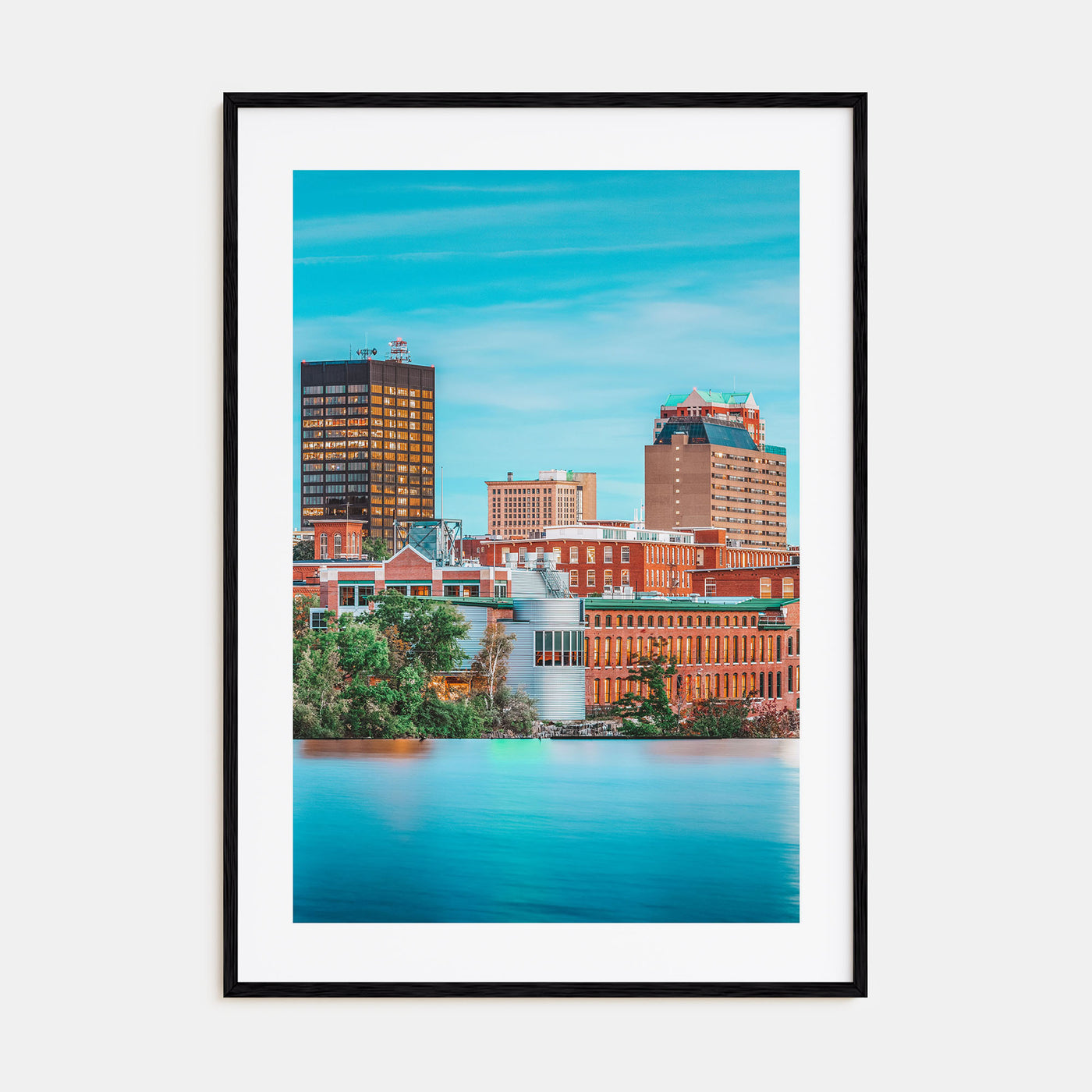 Manchester, New Hampshire Photo Color Poster