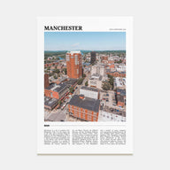 Manchester, New Hampshire Travel Color Poster
