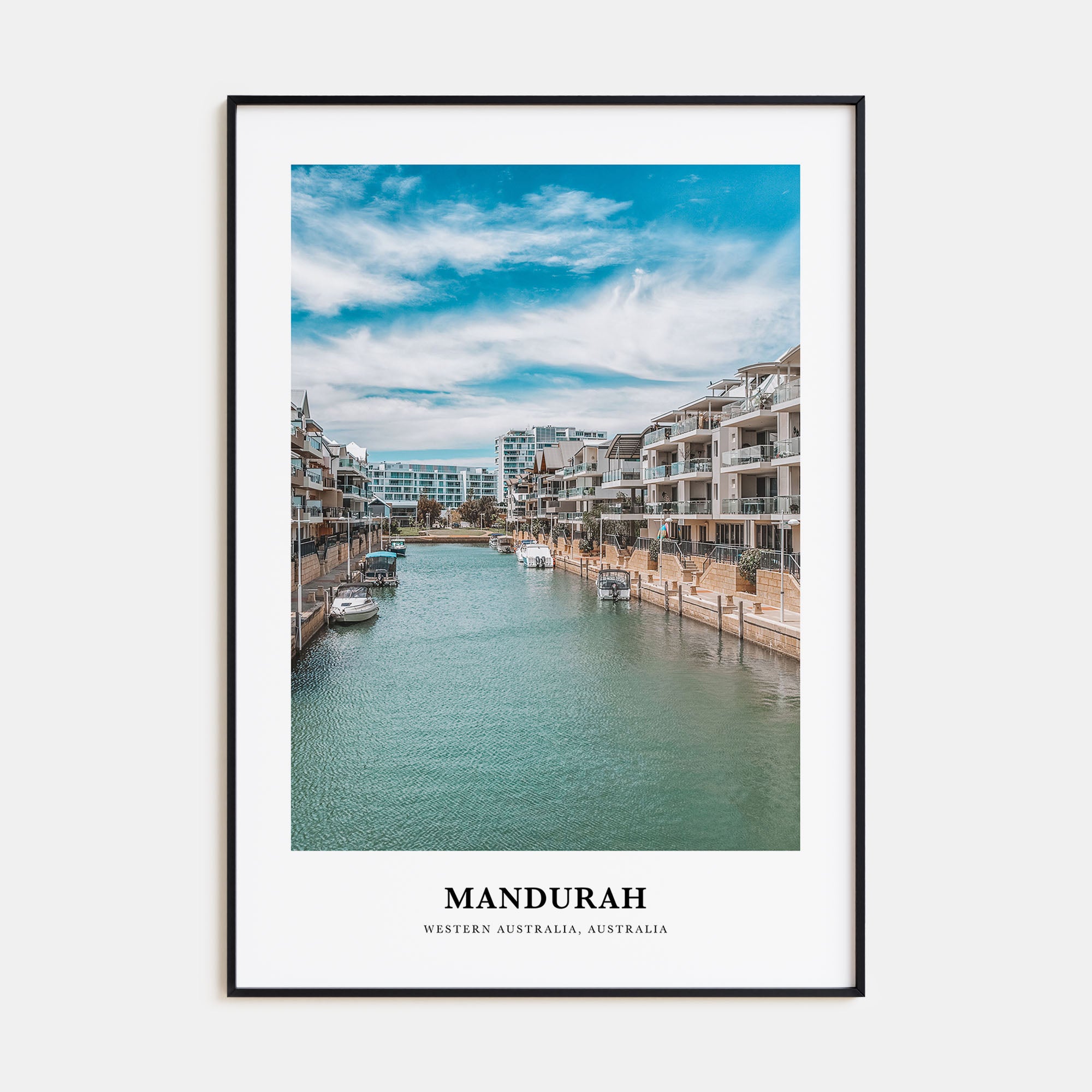 Mandurah Portrait Color Poster