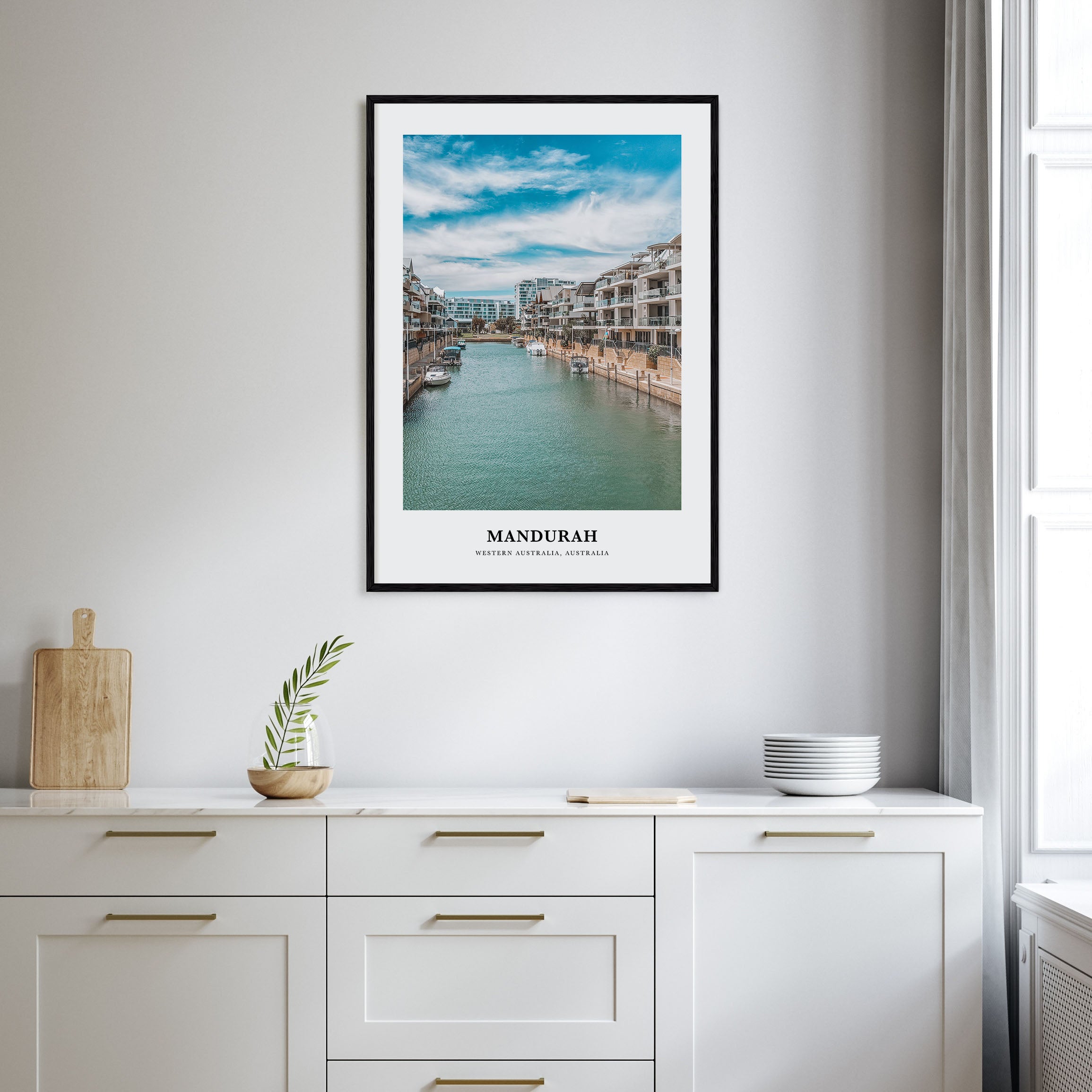 Mandurah Portrait Color Poster