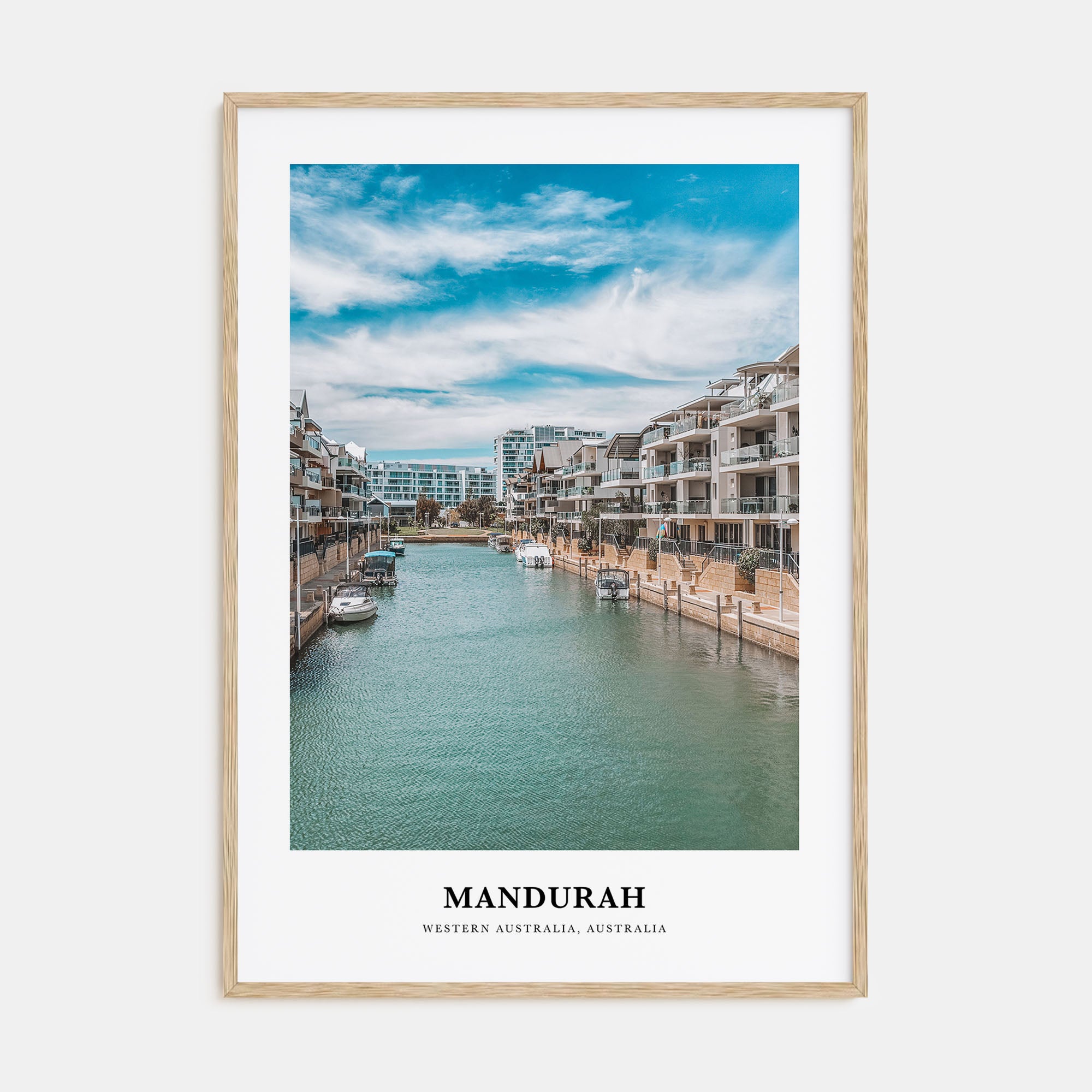 Mandurah Portrait Color Poster