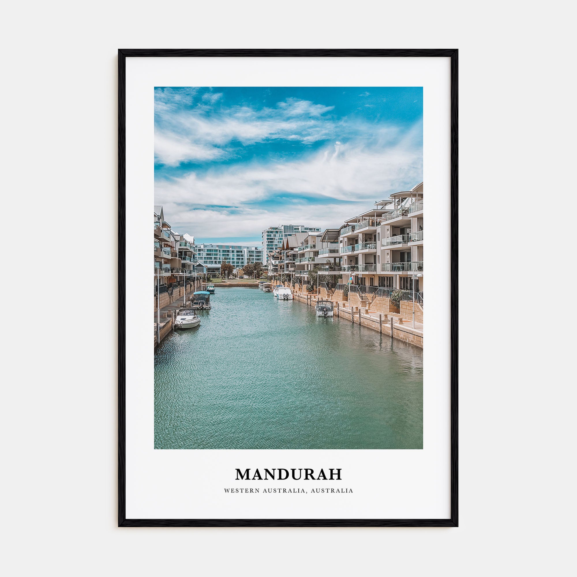 Mandurah Portrait Color Poster