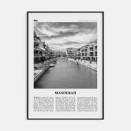 Mandurah Travel B&W Poster