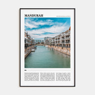Mandurah Travel Color Poster