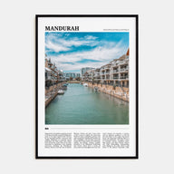 Mandurah Travel Color Poster