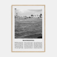Manfredonia Travel B&W Poster