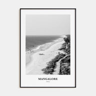 Mangalore Portrait B&W Poster