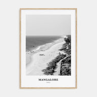 Mangalore Portrait B&W Poster