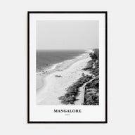 Mangalore Portrait B&W Poster