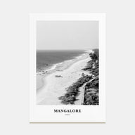 Mangalore Portrait B&W Poster