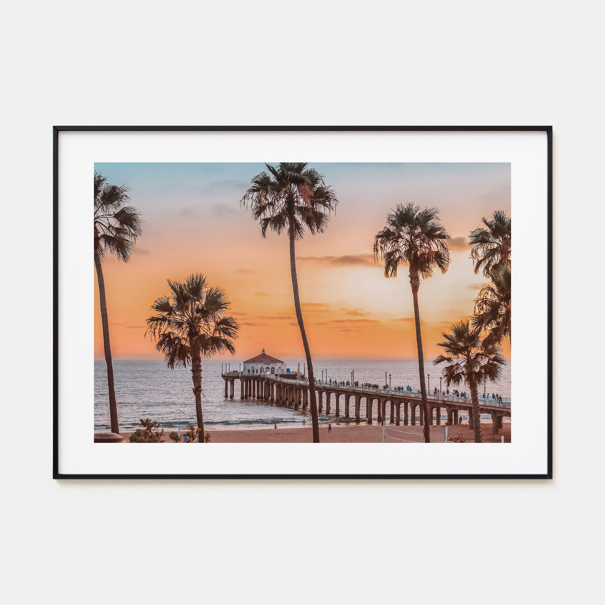 Manhattan Beach Landscape Color Poster